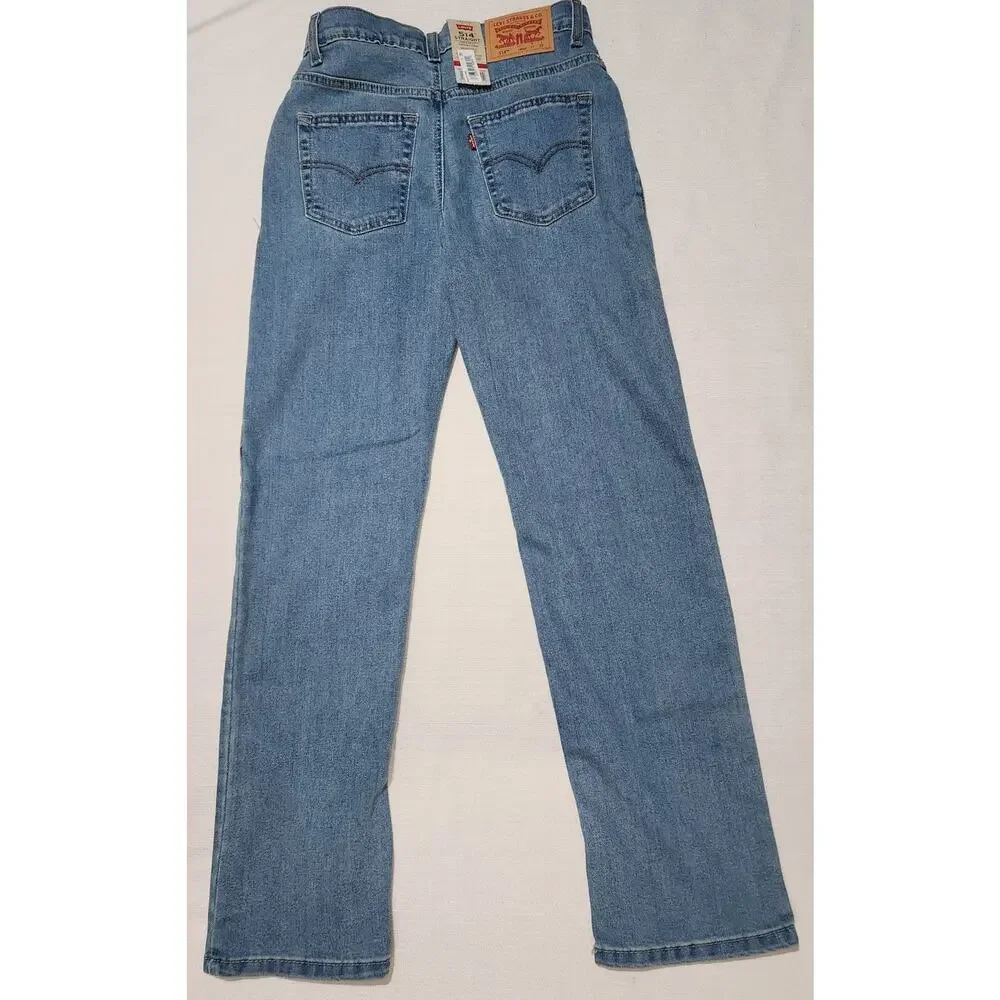 Levi's performance 514 kids straight jeans size 14 27''x29''